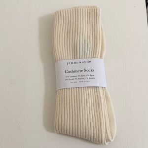 Jenni Kayne Ivory Cashmere Socks